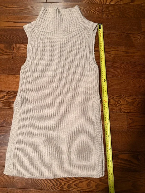 Wilfred Cream Ribbed Turtleneck Sweater - Picture 6 of 6